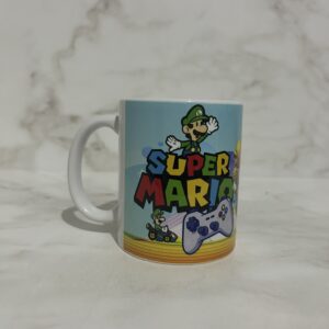 55 - Caneca -  Super Mario - Luigi